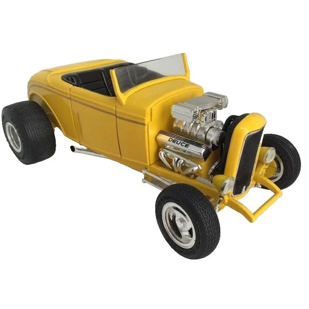 1932 Ford Deuce Model Diecast Car 1:18 Street Hot Rod American Muscle Yellow